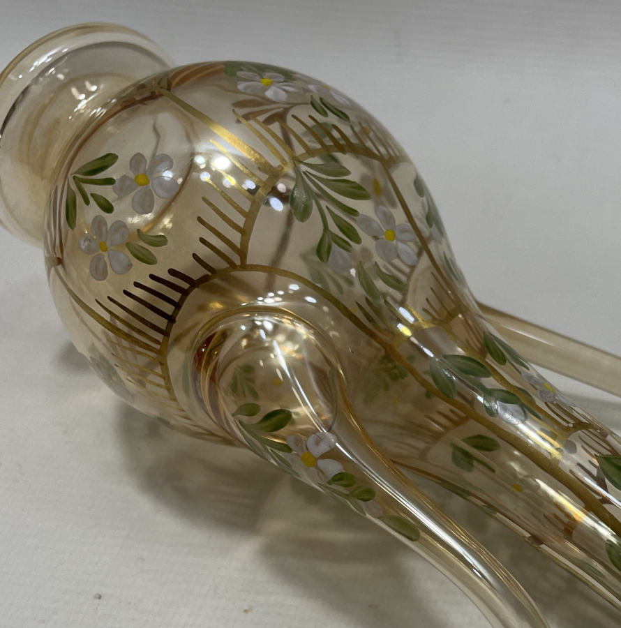 TAMAMI EL BOYAMA GÜL SUYU İBRİĞİ