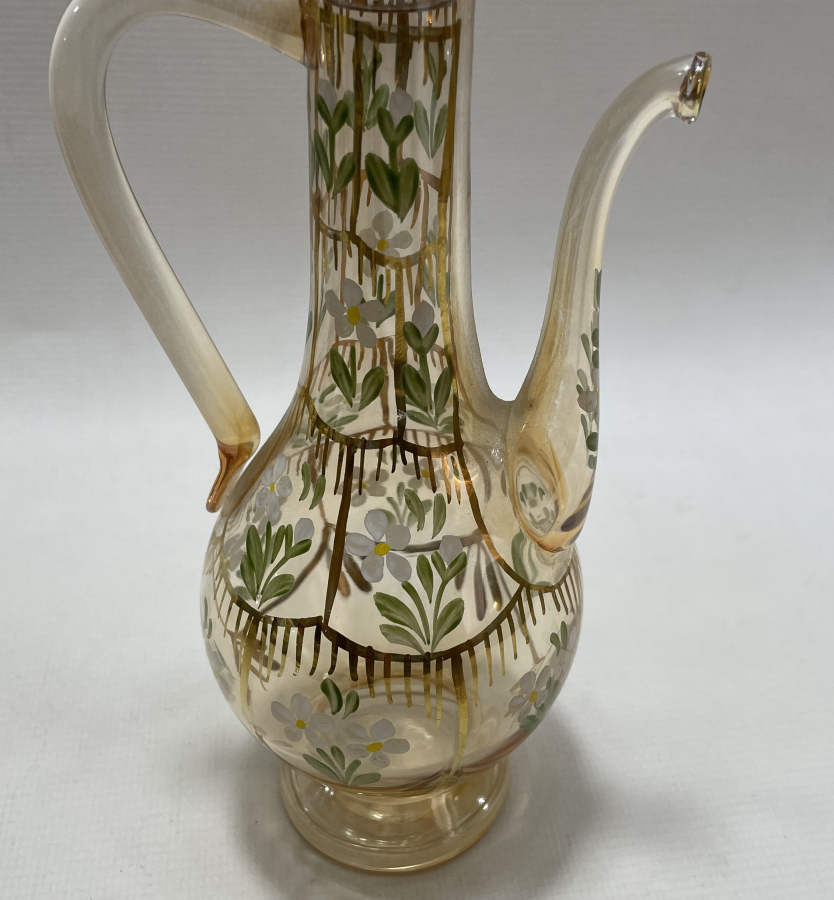 TAMAMI EL BOYAMA GÜL SUYU İBRİĞİ