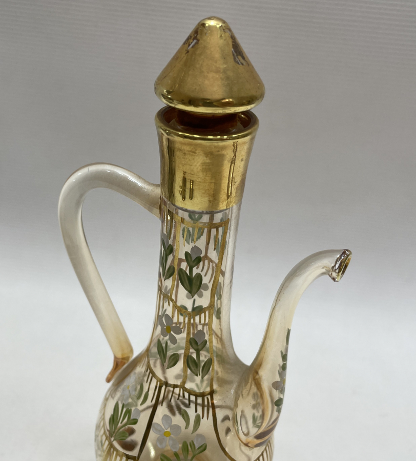 TAMAMI EL BOYAMA GÜL SUYU İBRİĞİ