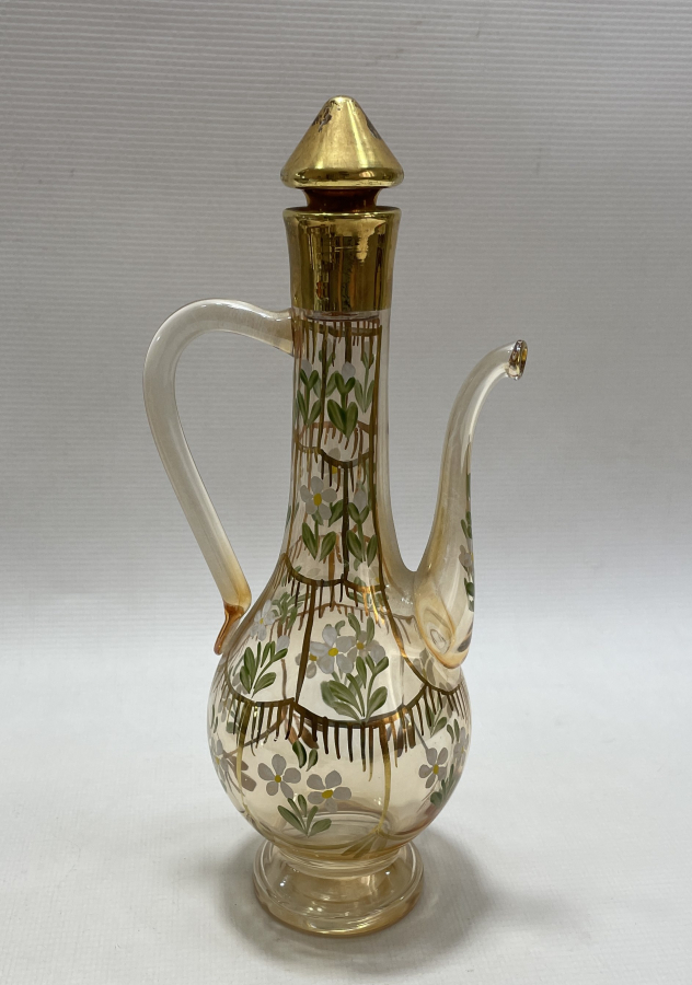 TAMAMI EL BOYAMA GÜL SUYU İBRİĞİ