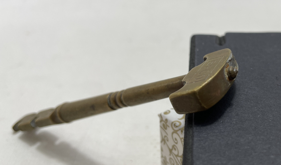 UCU ELMASLI ANTİKA CAM KESME ALETİ