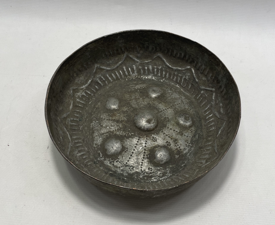 ÜZERİ ERMENİCE YAZILI OSMANLI DÖNEMİ NADİR FORMDA HAMAM TASI