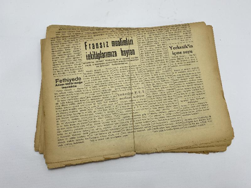 1954 TARİHLİ 18 ADET MUĞLA GAZETESİ 