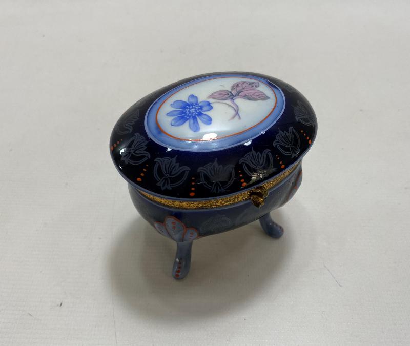 ART NOUVEAU PORSELEN MÜCEVHER KUTUSU 