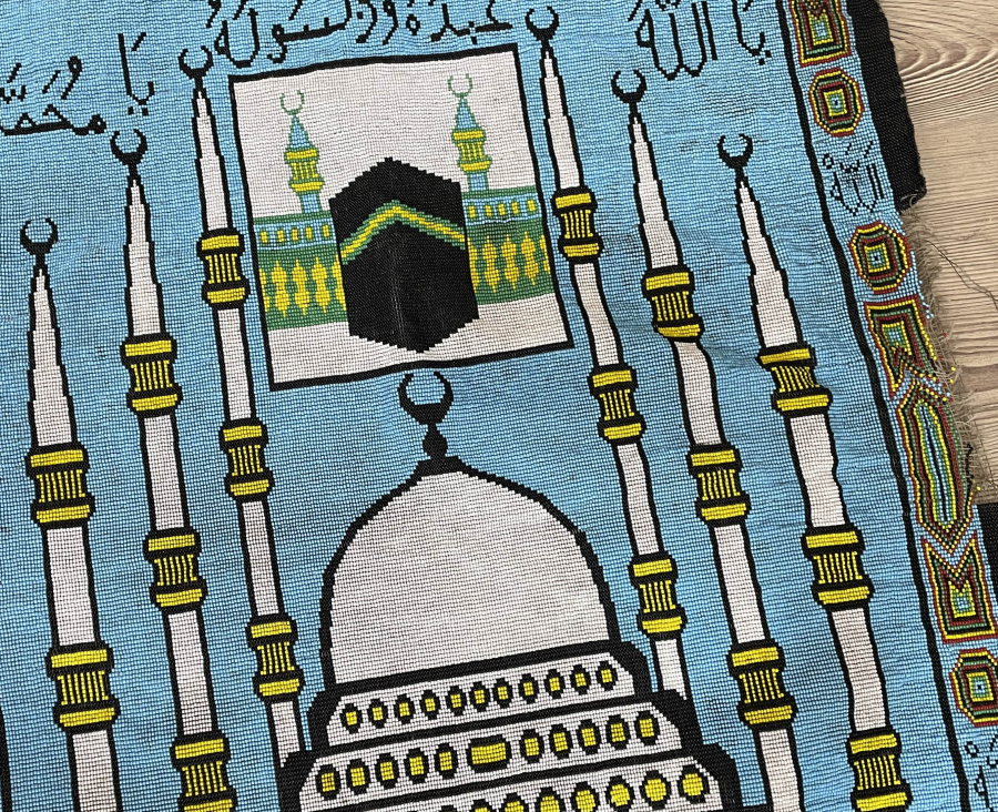 DEV BOY ÇOK NADİR OPAL BONCUK İŞİ SECCADE