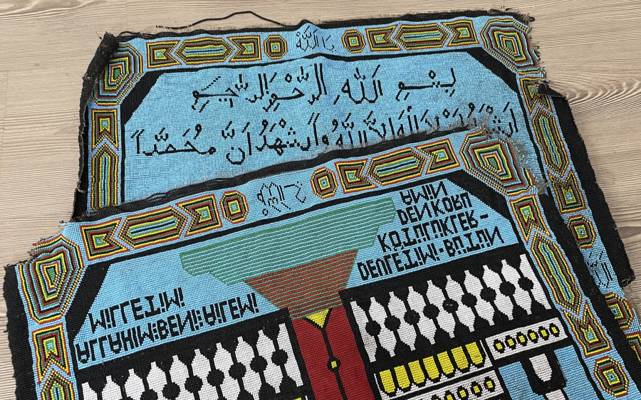 DEV BOY ÇOK NADİR OPAL BONCUK İŞİ SECCADE