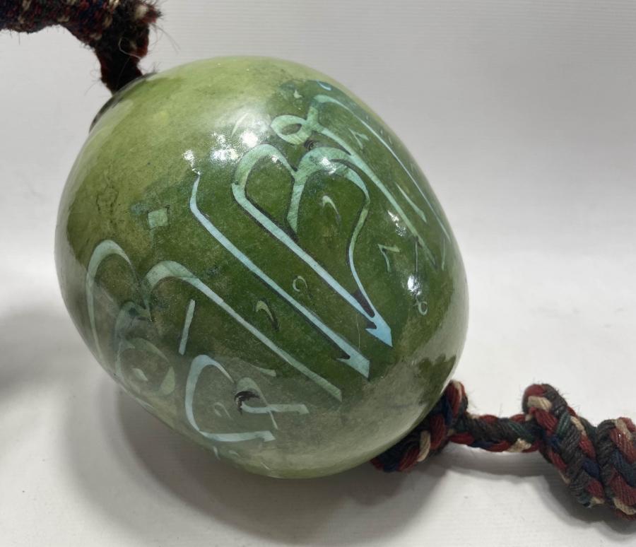 KÜTAHYA İŞİ ANTİKA BÜYÜK BOY ASKI TOPU