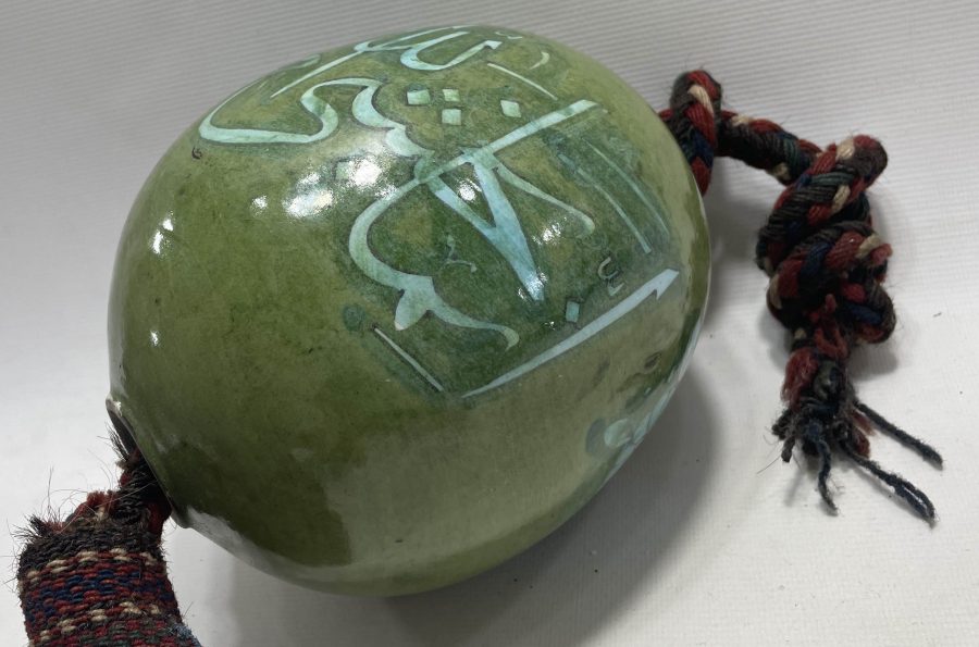 KÜTAHYA İŞİ ANTİKA BÜYÜK BOY ASKI TOPU