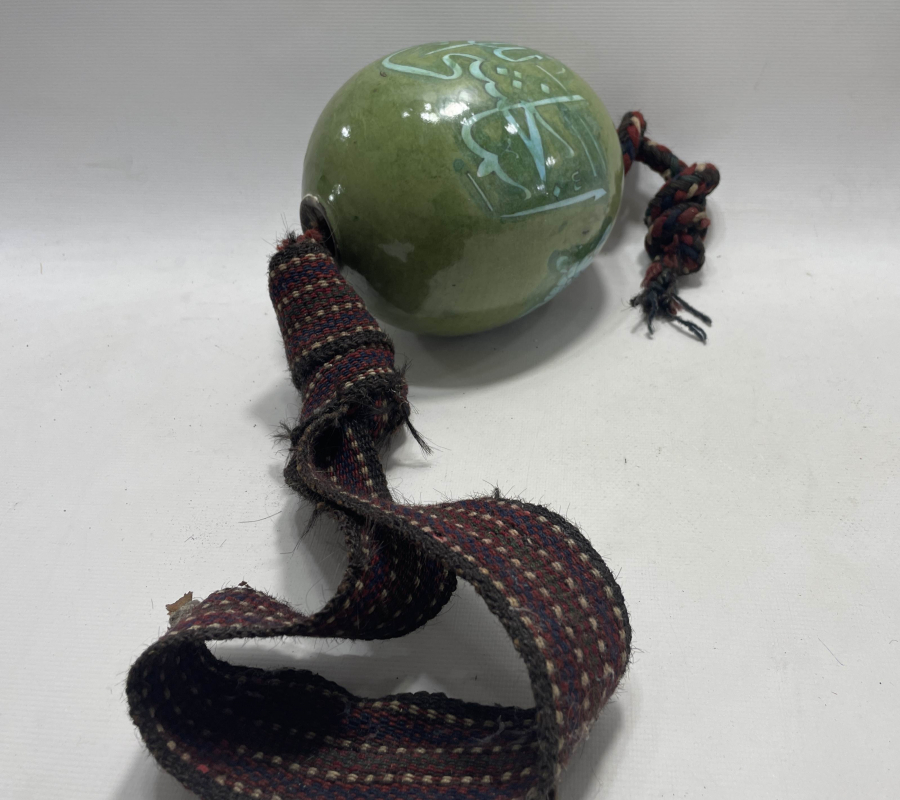 KÜTAHYA İŞİ ANTİKA BÜYÜK BOY ASKI TOPU