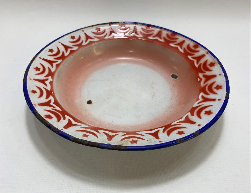 OSMANLI DÖNEMİ AY YILDIZLI EMAYE TABAK