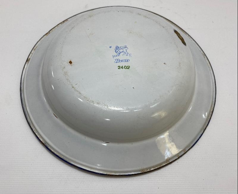 OSMANLI DÖNEMİ AY YILDIZLI EMAYE TABAK