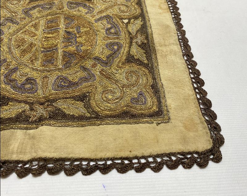 OSMANLI DÖNEMİ AYASOFYA CAMİİ RESİMLİ SUZENİ ÖRTÜ 