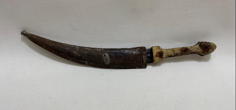 OSMANLI DÖNEMİ ÇERKES İŞİ YILAN DİLİ HANÇER