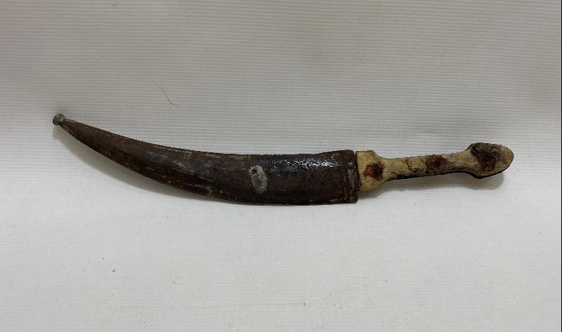 OSMANLI DÖNEMİ ÇERKES İŞİ YILAN DİLİ HANÇER