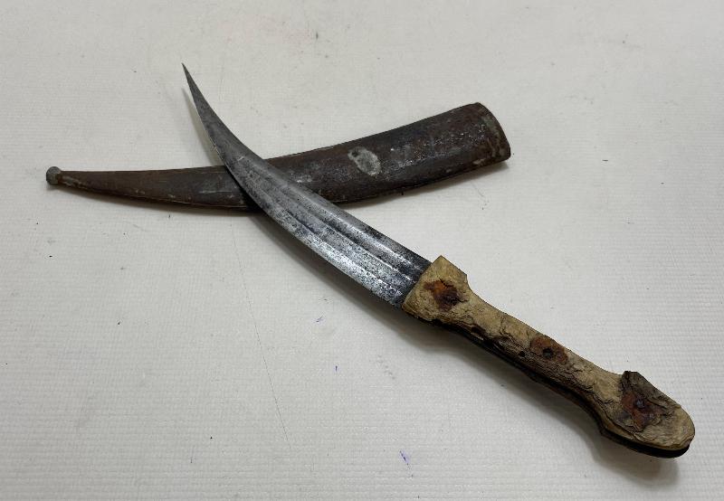 OSMANLI DÖNEMİ ÇERKES İŞİ YILAN DİLİ HANÇER