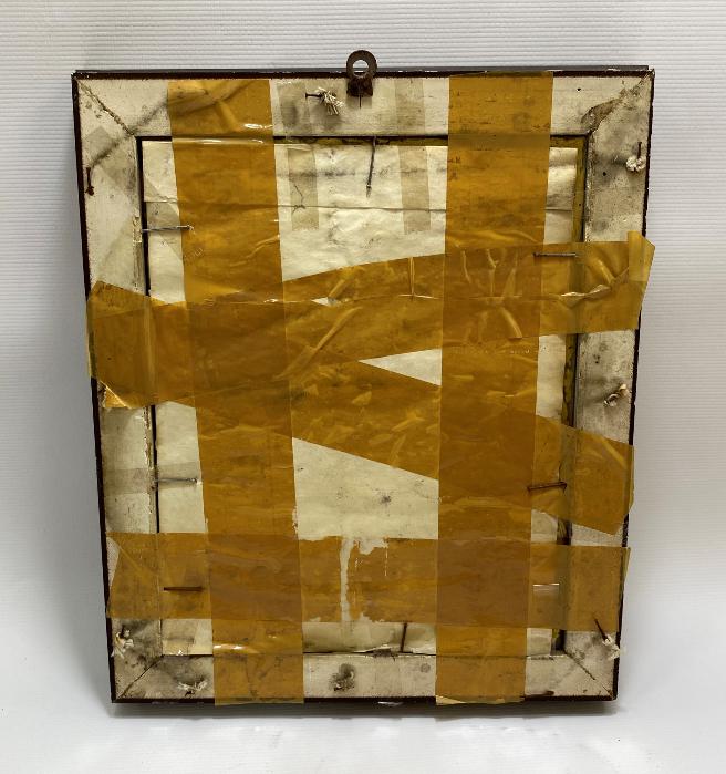 OSMANLI DÖNEMİ RUM İŞİ CAM ALTI DİNİ TABLO 