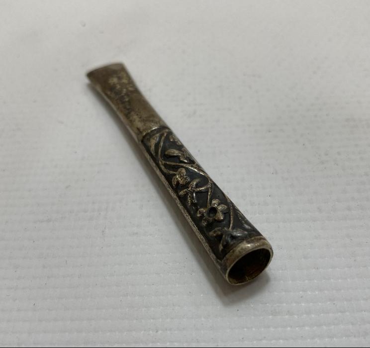 OSMANLI DÖNEMİ SAVATLI GÜMÜŞ AĞIZLIK