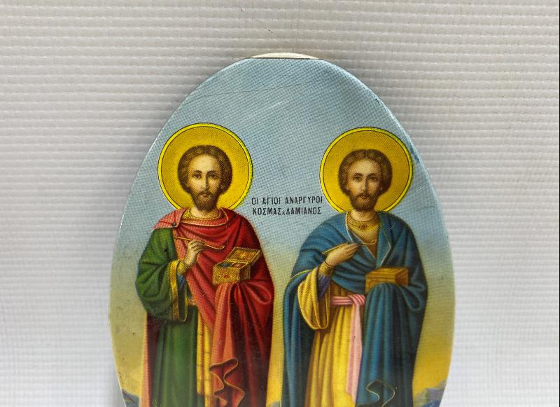 OSMANLI DÖNEMİ YUNANCA YAZILI İKONA