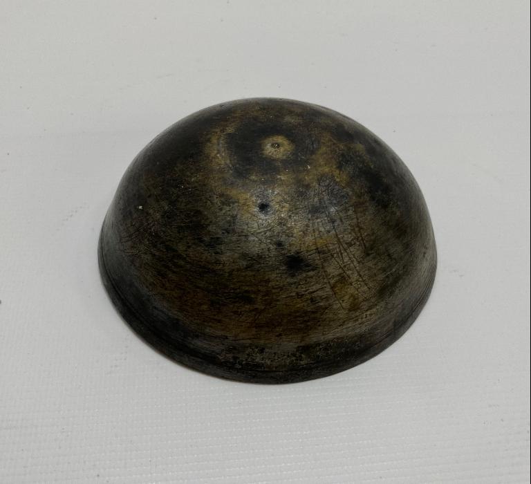 OSMANLI DÖNEMİ YUVARLAK FORMLU BRONZ KASE 