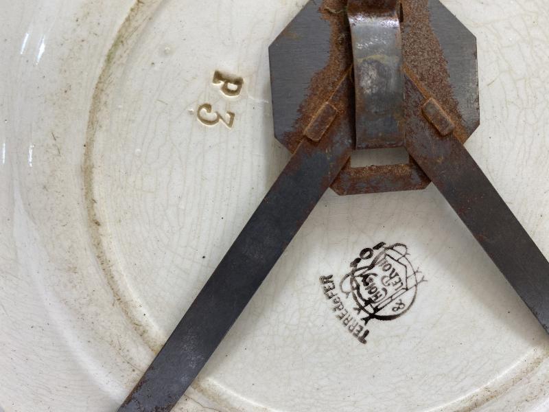 OSMANLI PAZARI CHOISY LE ROY HOROZLU PORSELEN TABAK