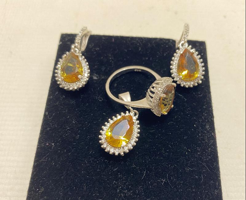 ZULTANİT TAŞLI GÜMÜŞ TAKI SETİ 