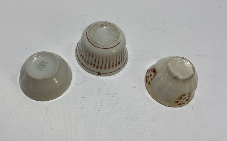 OSMANLI DÖNEMİ 3 ADET ZARF FİNCANI