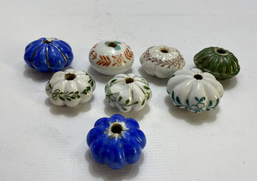 OSMANLI DÖNEMİ EL BOYAMA ÇEKMECE KULPLARI