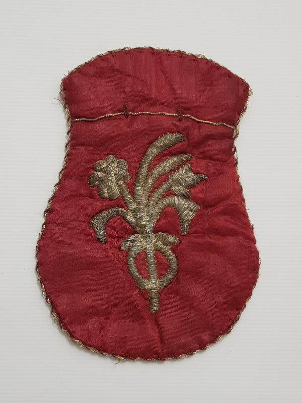 OSMANLI DÖNEMİ SIRMA İŞÇİLİKLİ İPEK PARA KESESİ 