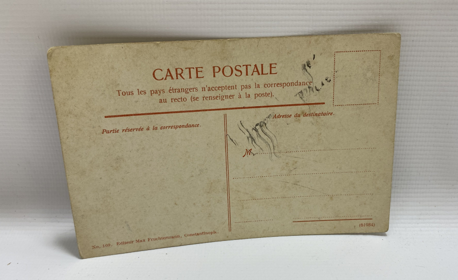 YENİÇERİ TİPLERİ GÖSTEREN OSMANLI DÖNEMİ KARTPOSTAL