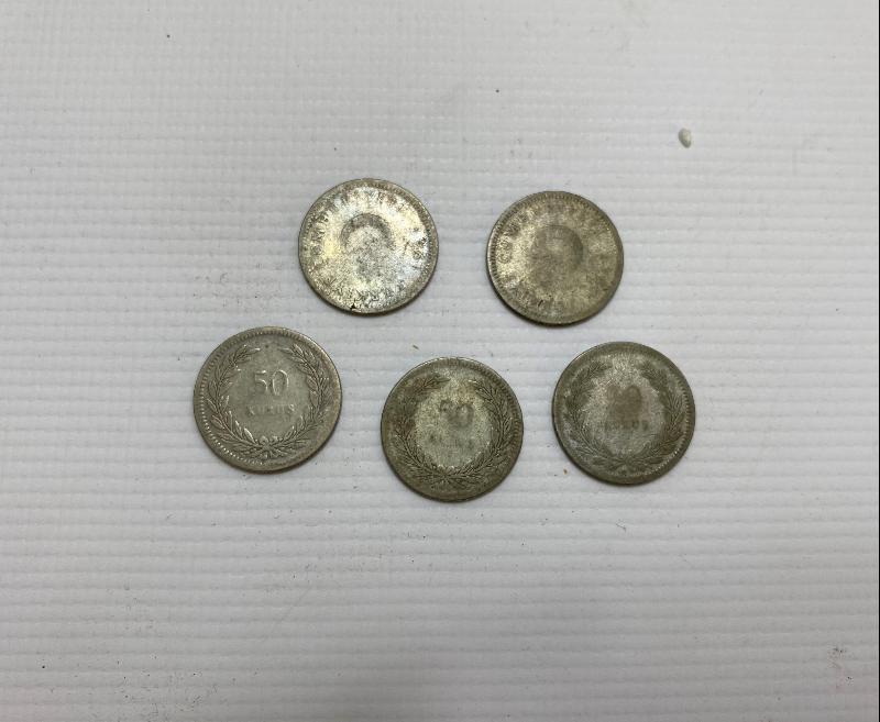 1947 YILI GÜMÜŞ 50 KURUŞ LOTU