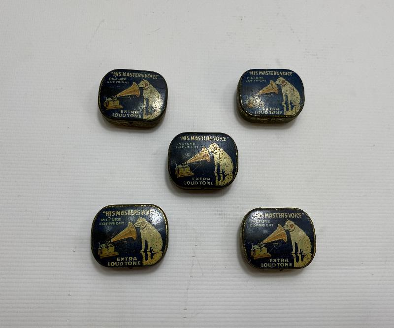 5 ADET GRAMOFON İĞNESİ KUTUSU 