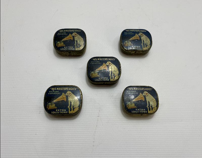 5 ADET GRAMOFON İĞNESİ KUTUSU 