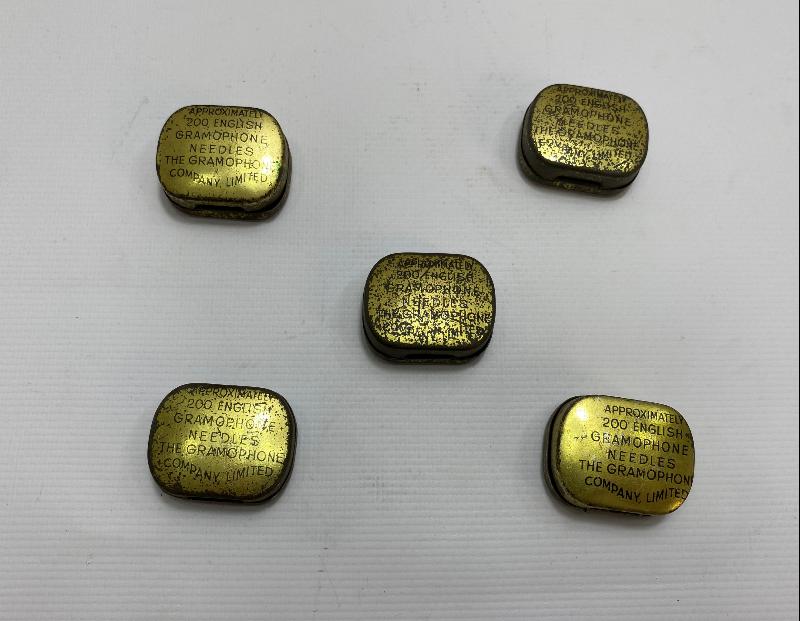 5 ADET GRAMOFON İĞNESİ KUTUSU 
