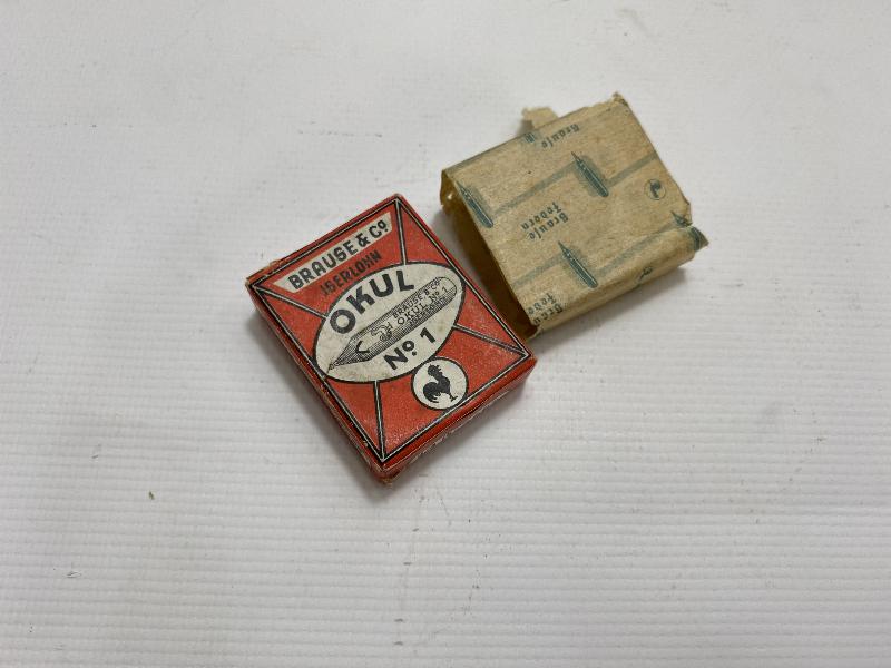 CUMHURİYET İLK DÖNEM OKUL MARKA DİVİT UCU KUTUSU