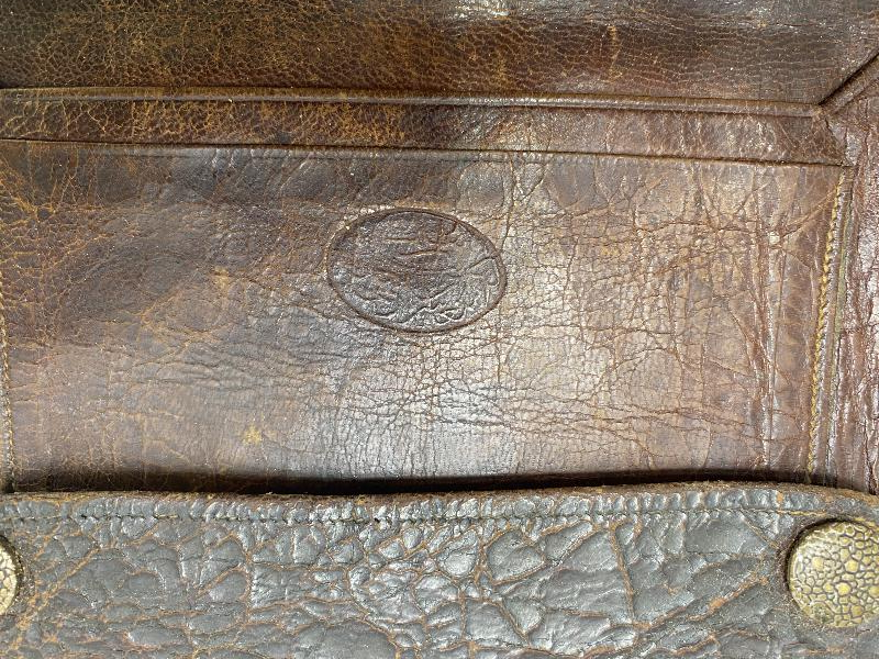 KURTULUŞ SAVAŞI DÖNEMİ OSMANLICA YAZILI SUBAY İŞİ DERİ CÜZDAN