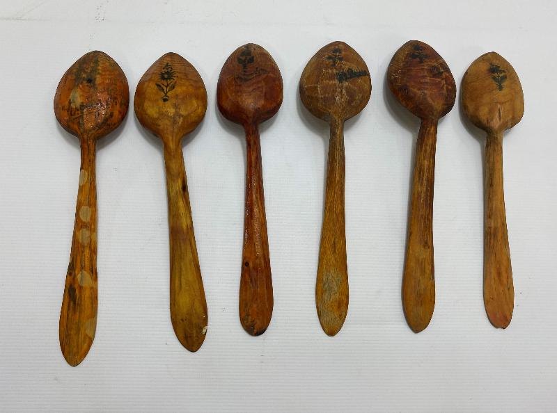 OSMANLI DEVLET ARMASI RESİMLİ TAHTA KAŞIK SETİ