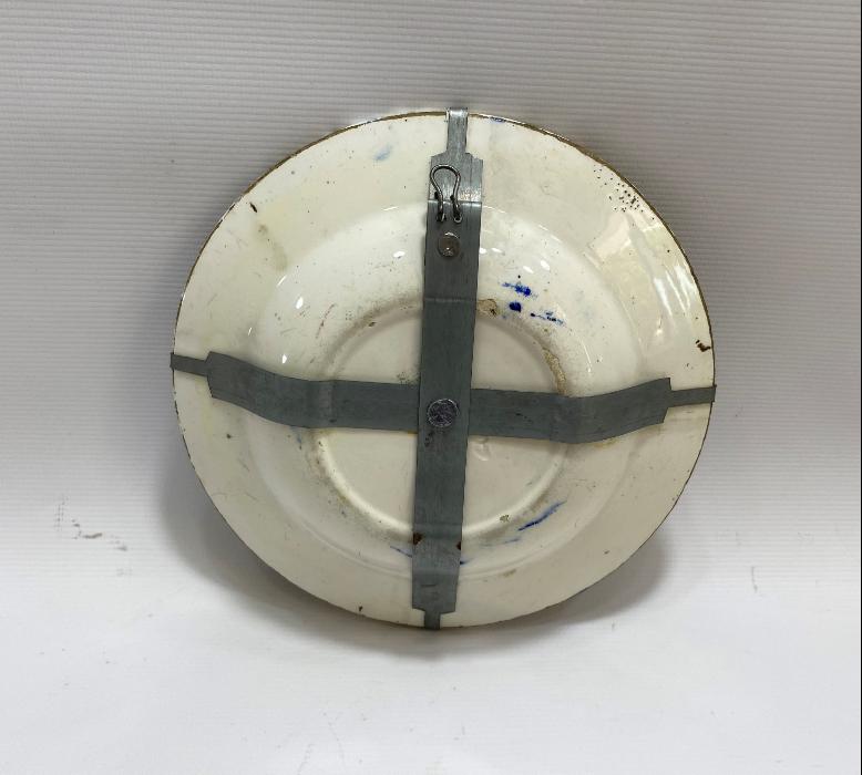 OSMANLI DÖNEMİ ÇİÇEKLİ PORSELEN TABAK 