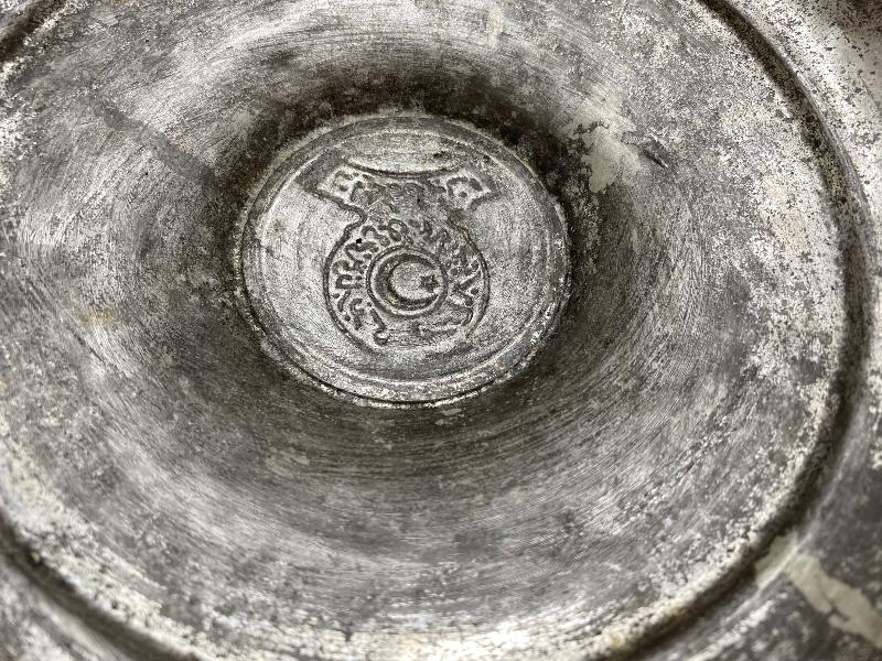 OSMANLI DÖNEMİ HİLAL-İ AHMER CEMİYETİ BAKIR KAPAK 