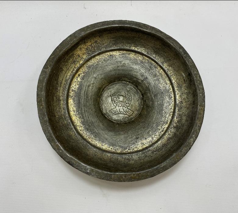 OSMANLI DÖNEMİ HİLALİ AHMER DAMGALI BAKIR KAPAK 