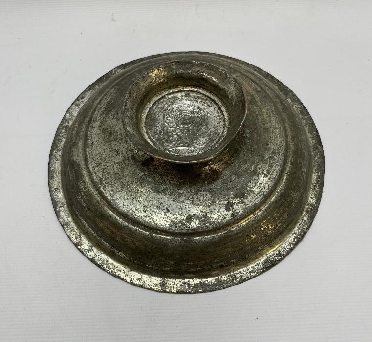 OSMANLI DÖNEMİ HİLALİ AHMER DAMGALI BAKIR KAPAK 