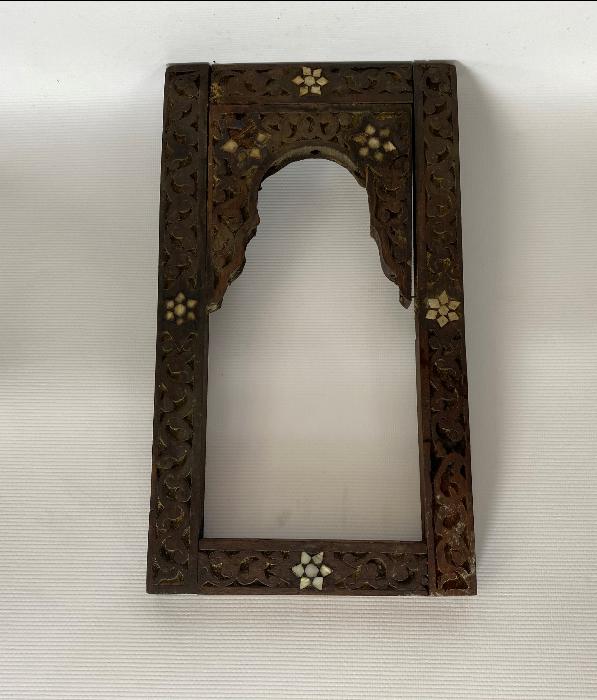 OSMANLI DÖNEMİ SEDEF KAKMALI AHŞAP İKONA ÇERÇEVESİ