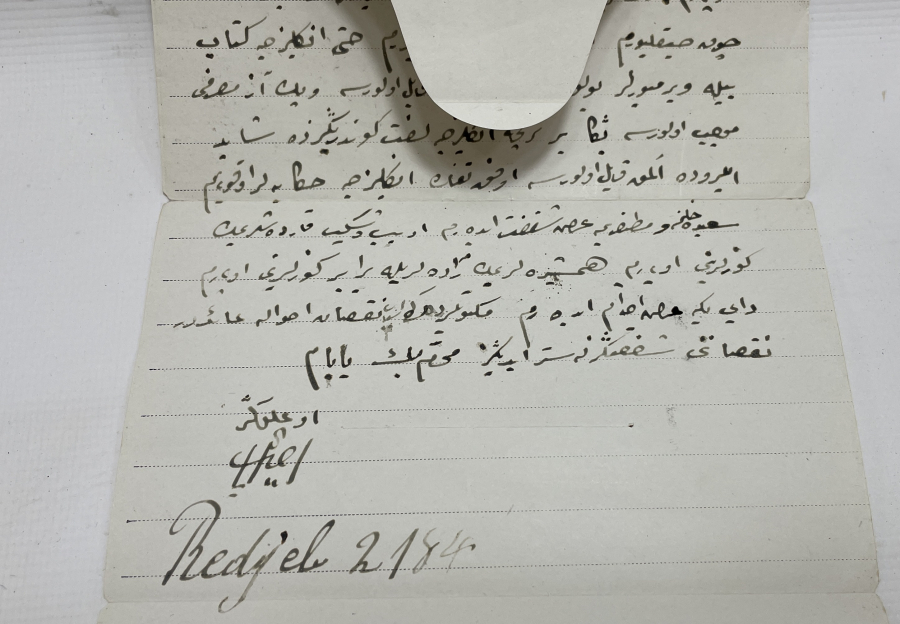 1. DÜNYA SAVAŞI DÖNEMİ ESİR TÜRK ASKERİNİN YAZDIĞI MEKTUP