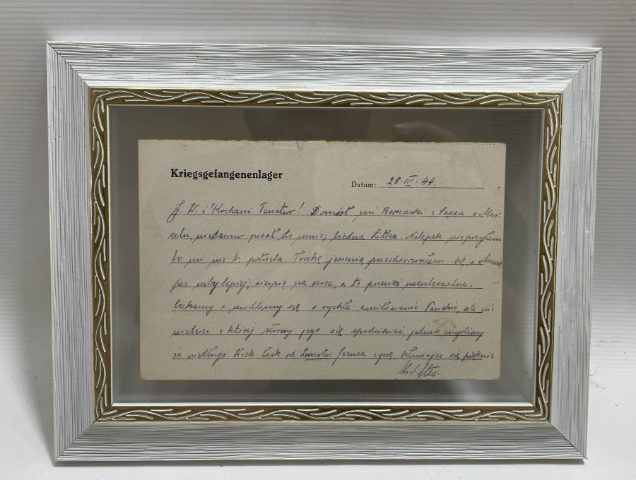 2. DÜNYA SAVAŞI DÖNEMİ ESİR MEKTUBU