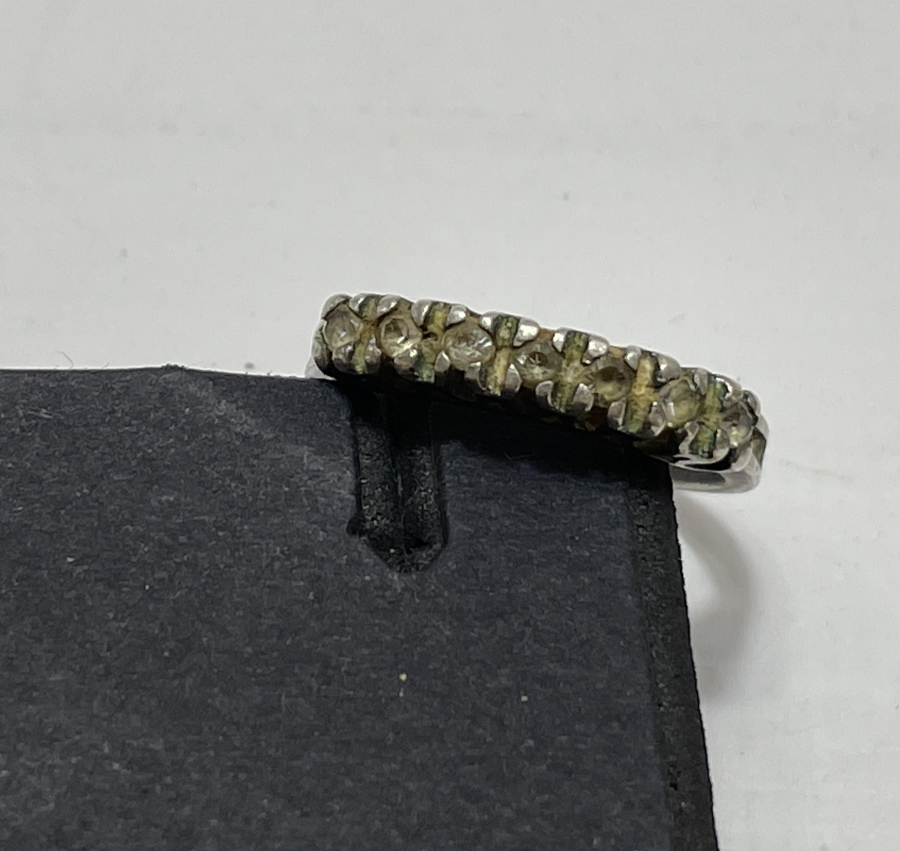 7 TAŞ ANTİKA PIRLANTA YÜZÜK