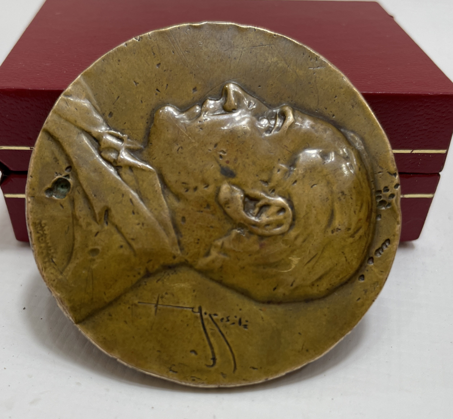 ATATÜRK'ÜN OSMANLICA İMZASI BULUNAN MADALYON