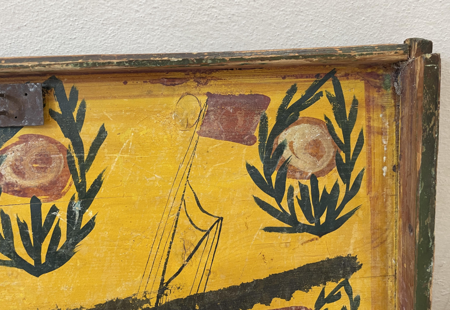 OSMANLI DÖNEMİ GEMİLİ SANDIK KAPAĞI