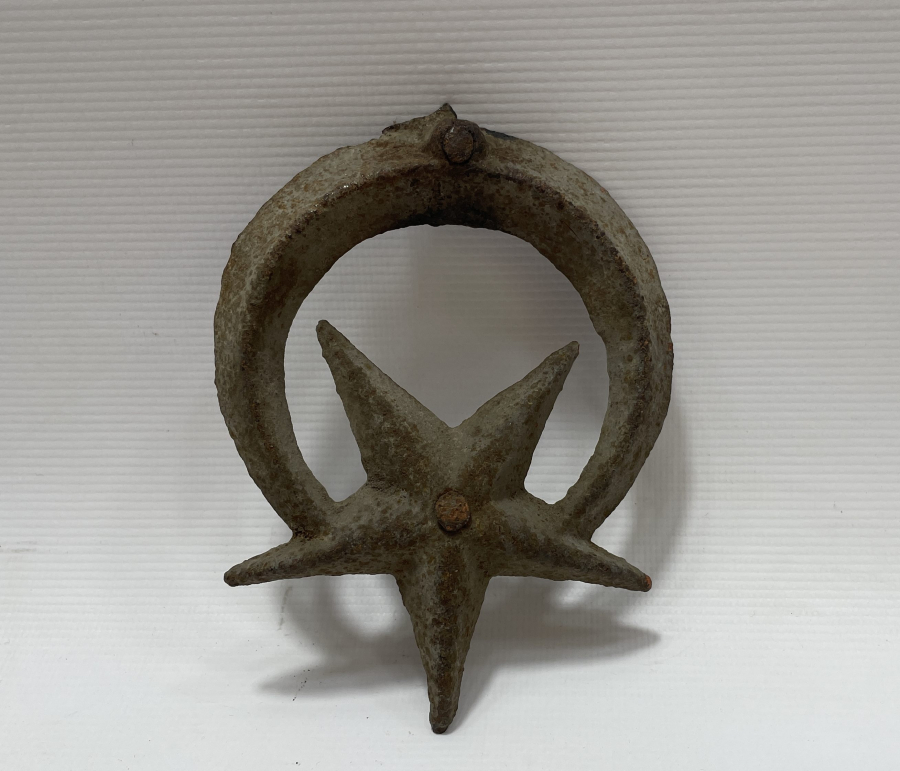 OSMANLI DÖNEMİ METAL AY YILDIZ APLİK