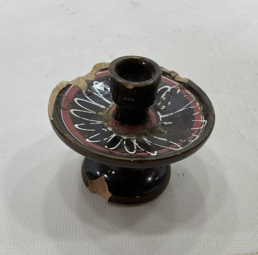 OSMANLI DÖNEMİ NADİR FORMDA SİLLE İŞİ TEKKE MUMLUK