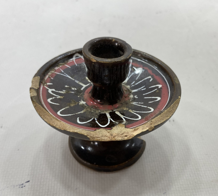 OSMANLI DÖNEMİ NADİR FORMDA SİLLE İŞİ TEKKE MUMLUK