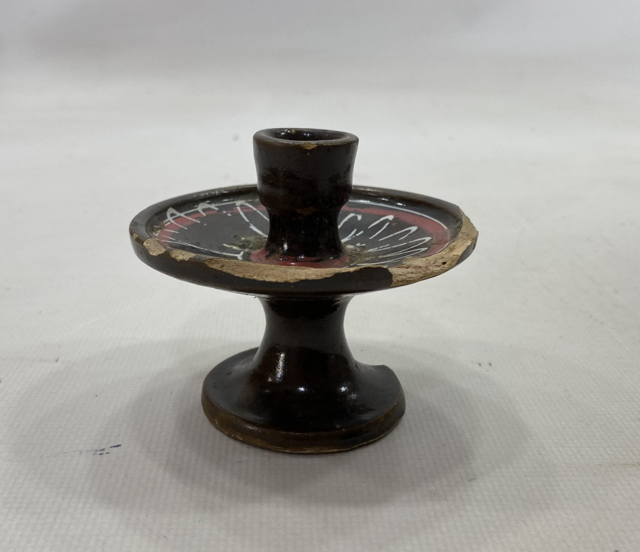 OSMANLI DÖNEMİ NADİR FORMDA SİLLE İŞİ TEKKE MUMLUK